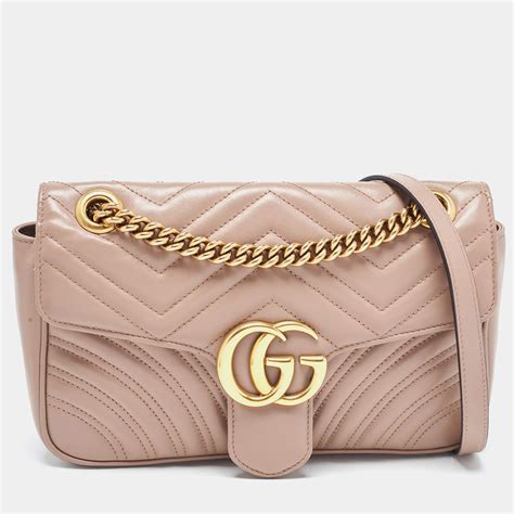 gucci small bag pink|Gucci dusty pink bag.